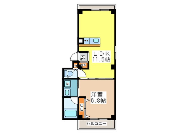 アリエッタ鶴見緑地の物件間取画像